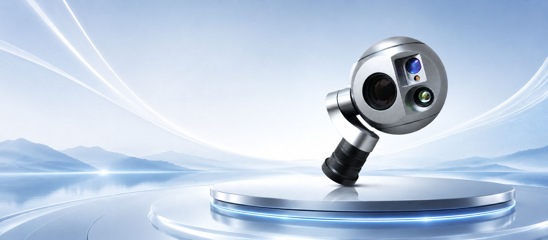 ZAi-G40X Pro กล้อง AI Gimbal แบบ Tri-sensor