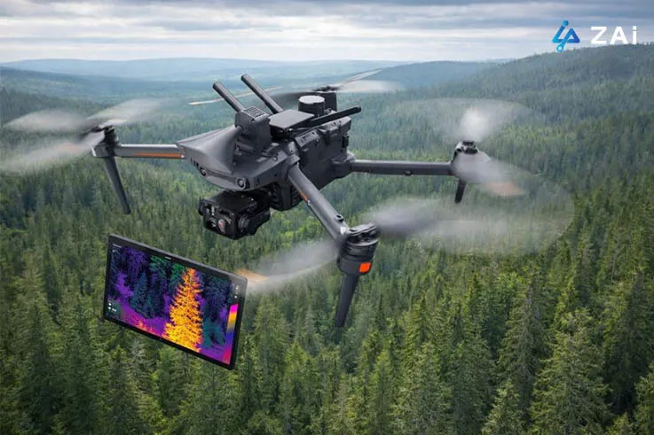 Can Drone in Forestry Detect Bugs