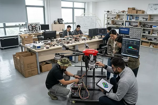 การพัฒนาโดรน