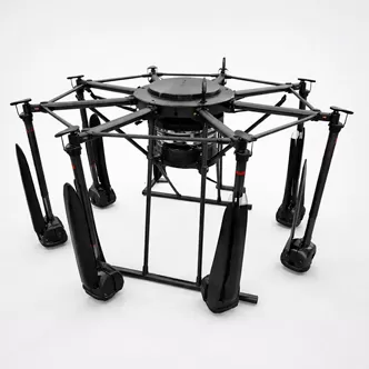 โดรน UAV แบบพับได้สำหรับยกของหนัก