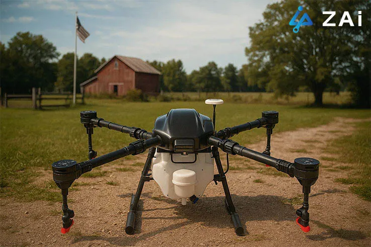 เรื่องราวเบื้องหลังโดรนพ่นยาอัตโนมัติ ZAi-A5 5L The Story Behind the ZAi-A5 5L Autonomous Spraying Drone